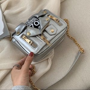 NEW * Mini Leather Jacket Bag *